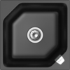 RIVELATO Мойка LOCUS 50  1-чаш 500*500 nero арт.LS-50 nero