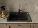 RIVELATO Мойка AXEL 60  1-чаша 630*520мм antracite арт.Х-60 antracite