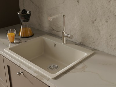 RIVELATO Мойка AXEL 60  1-чаша 630*520мм beige scuro арт.Х-60 beige scuro
