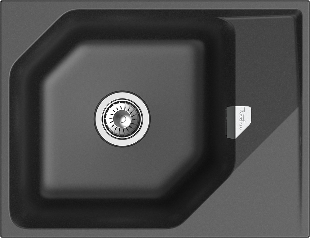RIVELATO Мойка LOCUS 65  1-чаш 650*500 antracite арт.LS-65 antracite