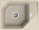 RIVELATO Мойка LOCUS 65  1-чаш 650*500 beige scuro арт.LS-65 beige scuro