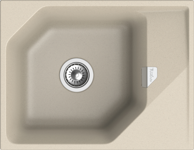 RIVELATO Мойка LOCUS 65  1-чаш 650*500 beige scuro арт.LS-65 beige scuro