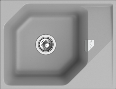 RIVELATO Мойка LOCUS 65  1-чаш 650*500 grigio metallizzato арт.LS-65 grigio metallizzato