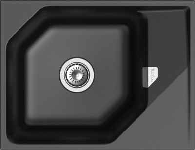 RIVELATO Мойка LOCUS 65  1-чаш 650*500 nero арт.LS-65 nero
