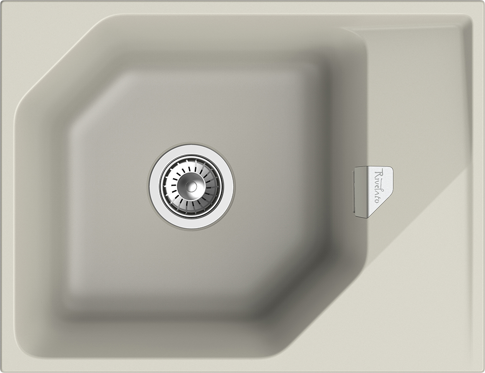 RIVELATO Мойка LOCUS 65  1-чаш 650*500 topazio арт.LS-65 topazio