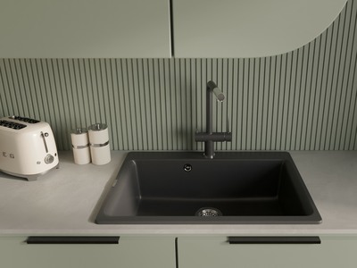 RIVELATO Мойка AXEL 70  1-чаша 730*520мм antracite арт.Х-70 antracite