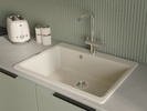 RIVELATO Мойка AXEL 70  1-чаша 730*520мм beige scuro арт.Х-70 beige scuro