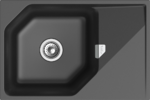 RIVELATO Мойка LOCUS 75  1-чаш 750*500 antracite арт.LS-75 antracite