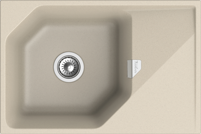 RIVELATO Мойка LOCUS 75  1-чаш 750*500 beige scuro арт.LS-75 beige scuro