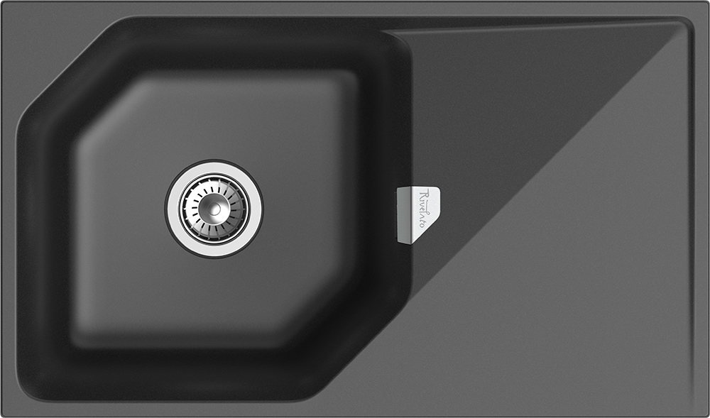 RIVELATO Мойка LOCUS 85  1-чаш 850*500 antracite арт.LS-85 antracite