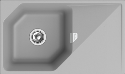 RIVELATO Мойка LOCUS 85  1-чаш 850*500 grigio metallizzato арт.LS-85 grigio metallizzato