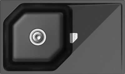 RIVELATO Мойка LOCUS 85  1-чаш 850*500 nero арт.LS-85 nero