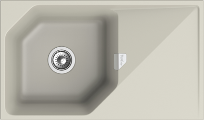 RIVELATO Мойка LOCUS 85  1-чаш 850*500 topazio арт.LS-85 topazio