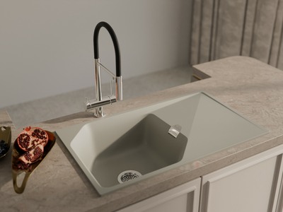 RIVELATO Мойка LOCUS 85  1-чаш 850*500 topazio арт.LS-85 topazio