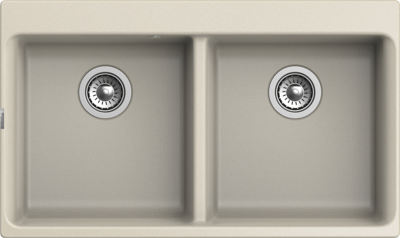 RIVELATO Мойка AXEL 90-2D  2-чаши 870*520мм beige scuro арт.X-90-2D beige scuro