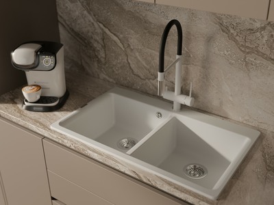 RIVELATO Мойка AXEL 90-2D  2-чаши 870*520мм brina арт.X-90-2D brina