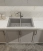 RIVELATO Мойка AXEL 90-2D  2-чаши 870*520мм grigio metallizzato арт.X-90-2D grigio metallizza