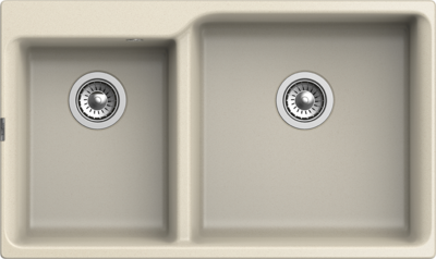 RIVELATO Мойка AXEL 90D  2-чаши 870*520мм beige scuro арт.X-90D beige scuro