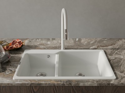RIVELATO Мойка AXEL 90D  2-чаши 870*520мм brina арт.X-90D brina