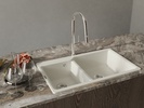 RIVELATO Мойка AXEL 90D  2-чаши 870*520мм topazio арт.X-90D topazio
