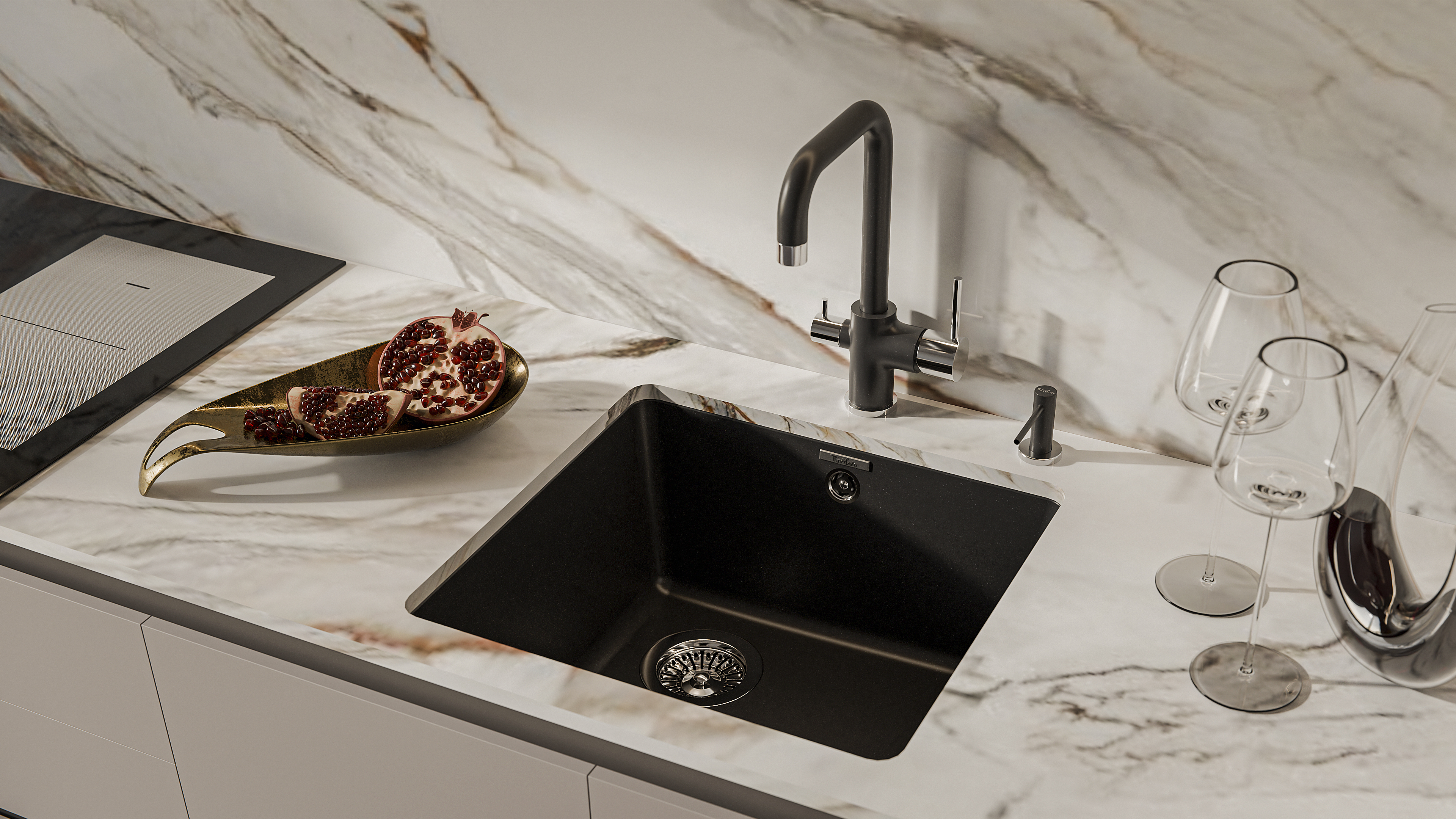 Rivelato  Дозатор малый RD-500 anthracite арт.RD-500 anthracite