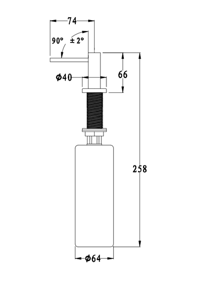 Rivelato  Дозатор малый RD-500 brina арт.RD-500 brina