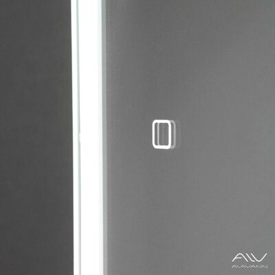 Шкаф зеркальный COSMETIC Light -60 белый Alavann 