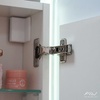 Шкаф зеркальный COSMETIC Light -60 белый Alavann 