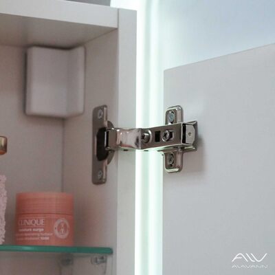 Шкаф зеркальный COSMETIC Light -60 белый Alavann 