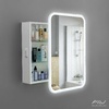 Шкаф зеркальный COSMETIC Light -60 белый Alavann 