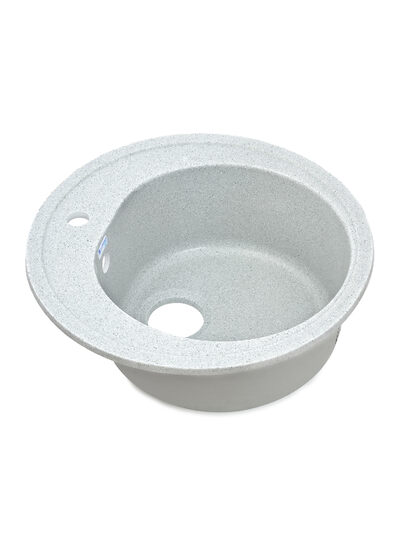 Мойка SANTREK AQUA PRO ROUND SA-R510 D=510 мм, круглая (серый-310) (+сифон)