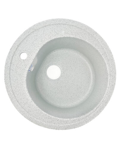 Мойка SANTREK AQUA PRO ROUND SA-R510 D=510 мм, круглая (серый-310) (+сифон)