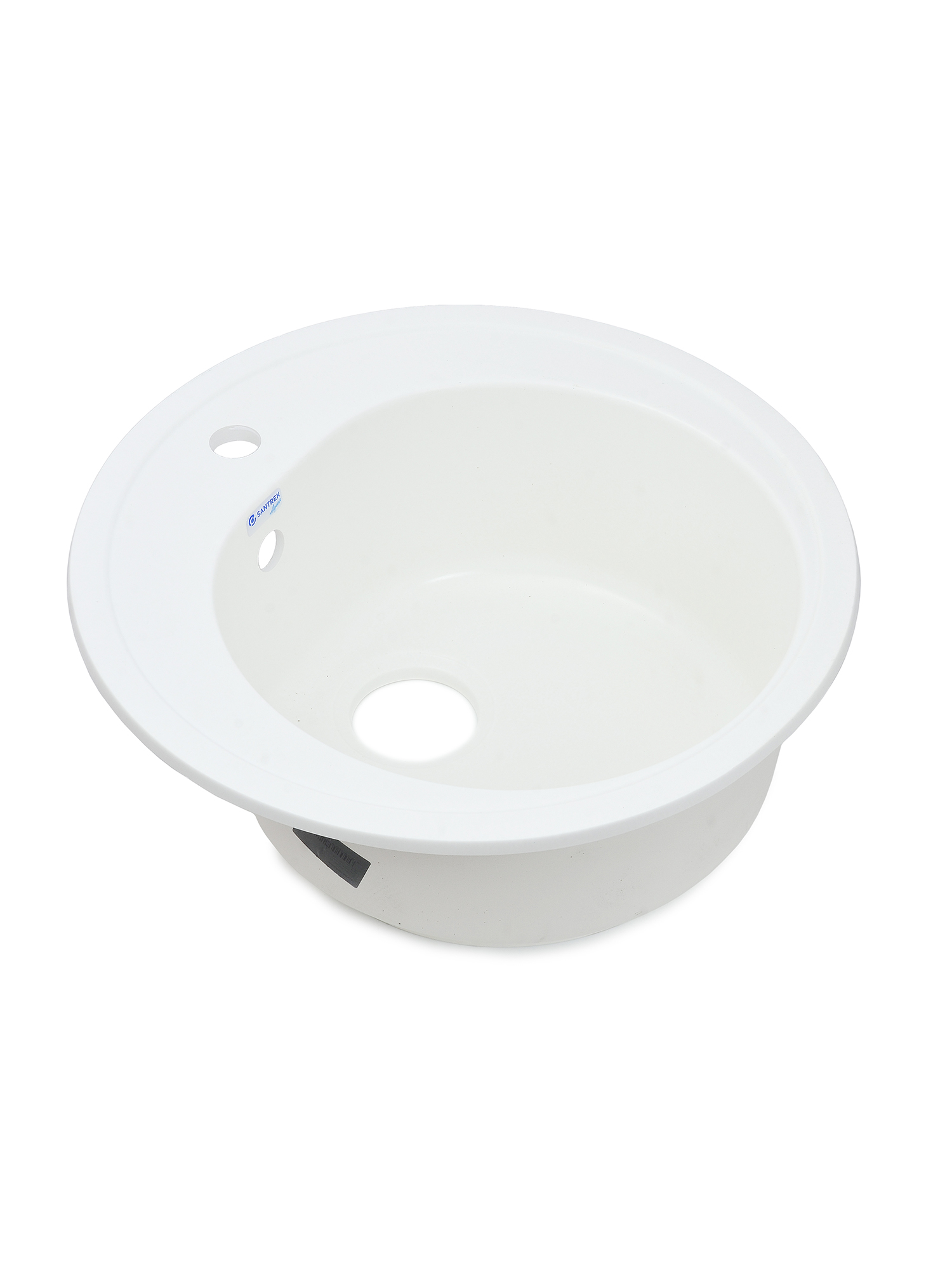 Мойка SANTREK AQUA PRO ROUND SA-R510 D=510 мм, круглая (иней-321) (+сифон)