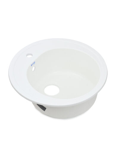 Мойка SANTREK AQUA PRO ROUND SA-R510 D=510 мм, круглая (иней-321) (+сифон)