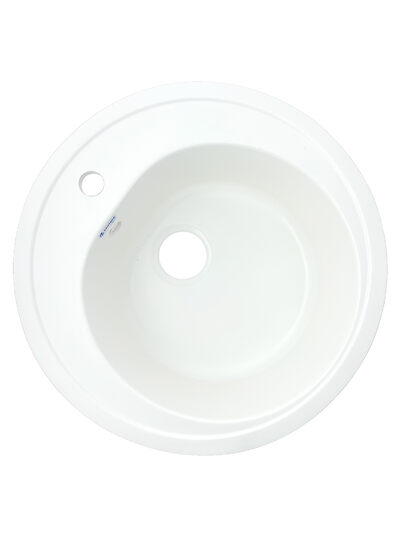 Мойка SANTREK AQUA PRO ROUND SA-R510 D=510 мм, круглая (иней-321) (+сифон)