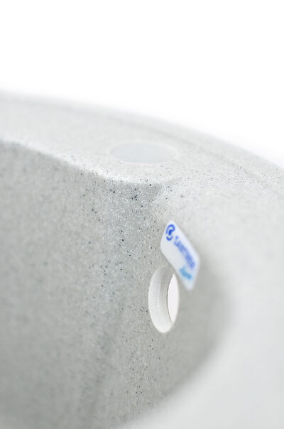 Мойка SANTREK AQUA PRO ROUND SA-R450 D=443 мм, круглая (серый-310) (+сифон)