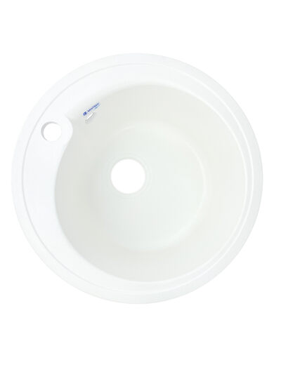 Мойка SANTREK AQUA PRO ROUND SA-R450 D=443 мм, круглая (иней-321) (+сифон)