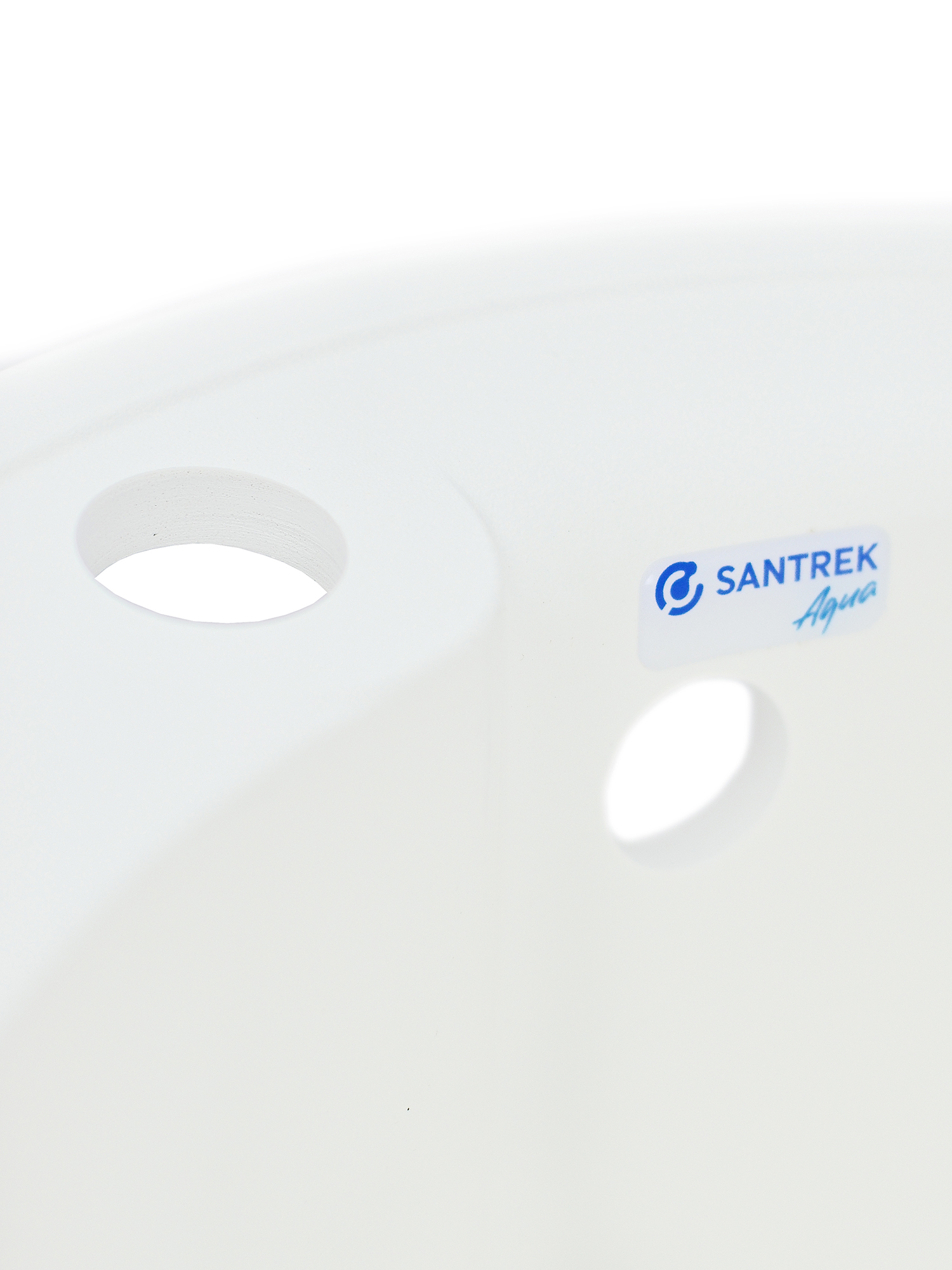 Мойка SANTREK AQUA PRO ROUND SA-R450 D=443 мм, круглая (иней-321) (+сифон)