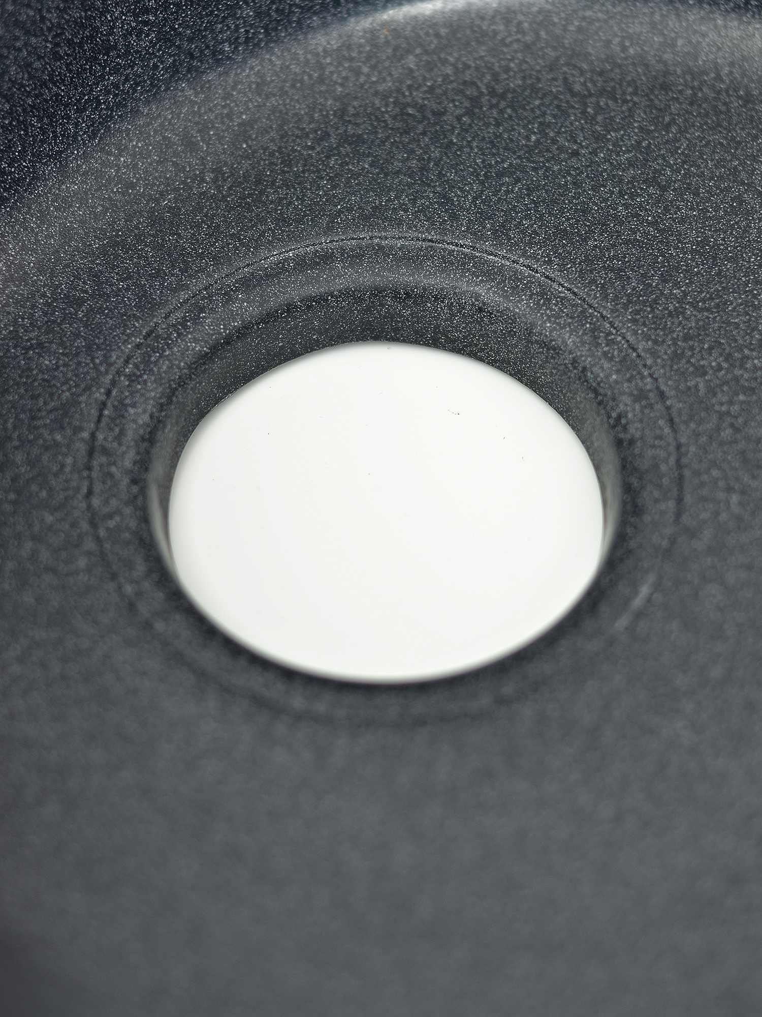 Мойка SANTREK AQUA PRO ROUND SA-R450 D=443 мм, круглая (графит-309) (+сифон)