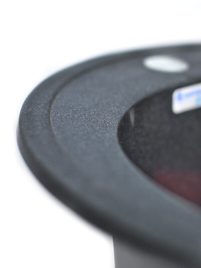 Мойка SANTREK AQUA PRO ROUND SA-R450 D=443 мм, круглая (графит-309) (+сифон)