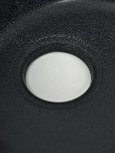 Мойка SANTREK AQUA PRO ROUND SA-R450 D=443 мм, круглая (черный-308) (+сифон)