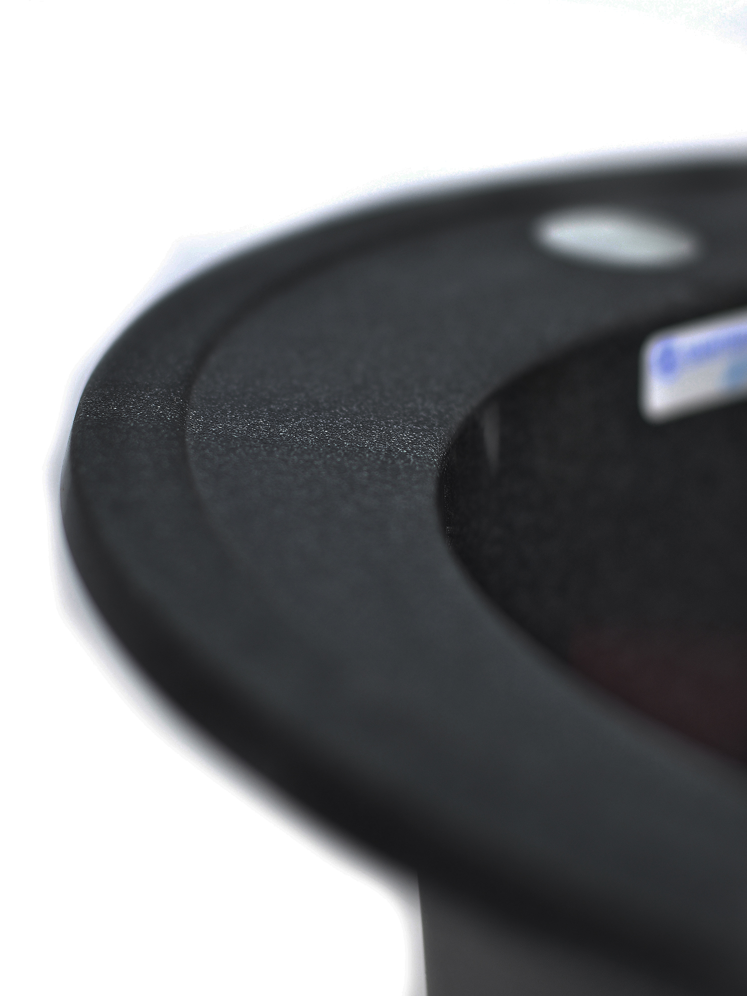 Мойка SANTREK AQUA PRO ROUND SA-R450 D=443 мм, круглая (черный-308) (+сифон)