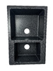 Мойка SANTREK AQUA PRO BOXY SA-B780K 2 чаши 780*510 мм (черный-308) (без сифона)