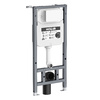 Инсталляция HOLLER   K133-A04 PNEUMATICS (500*120*1120мм), (3/6л, WDI)  (комплект 2 в 1)  + Клавиша смыва K5235 (236*152*28мм) хром (+звукоизол плита)