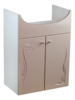 Подстолье SANTREK HOME "Глория-60" (капучино) 2 двери под умыв. "Эрика - 61" 600х800х290