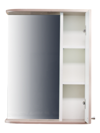 Зеркало-шкаф SANTREK HOME "Глория 50" правый (капучино) 525*705*180