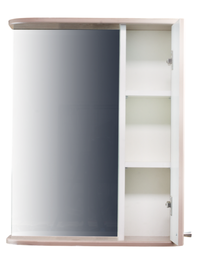 Зеркало-шкаф SANTREK HOME "Глория 60" правый (капучино) 625*705*180