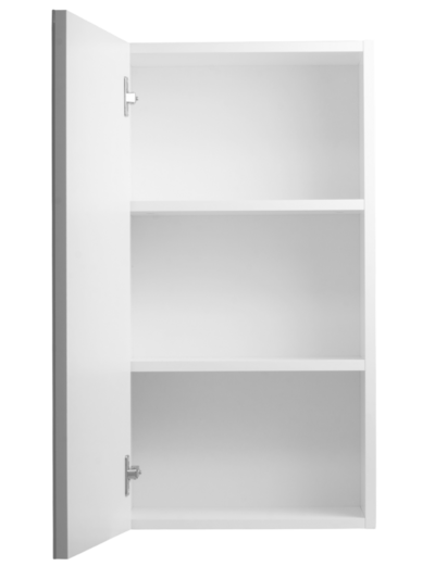 Шкаф навесной SANTREK HOME "СТИЛЬ NEW-40" (зеркальный)  белый 400х750х220