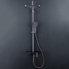 G2496-19 Душевая система GAPPO с верхним душем и ручной лейкой (оружейная сталь)