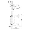 LM2803B Vintage Смеситель для душа, бронза LEMARK
